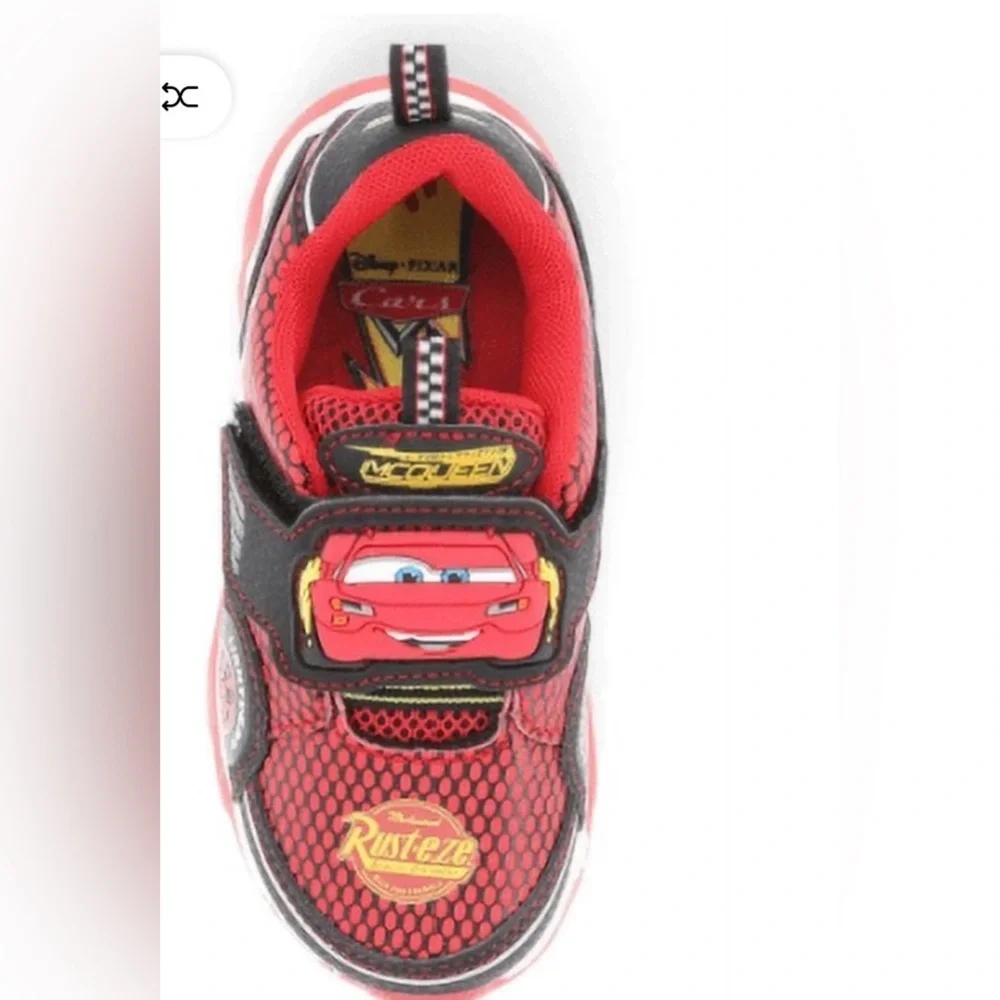 Disney Cars Toddler Boys Lighted Athletic size 7